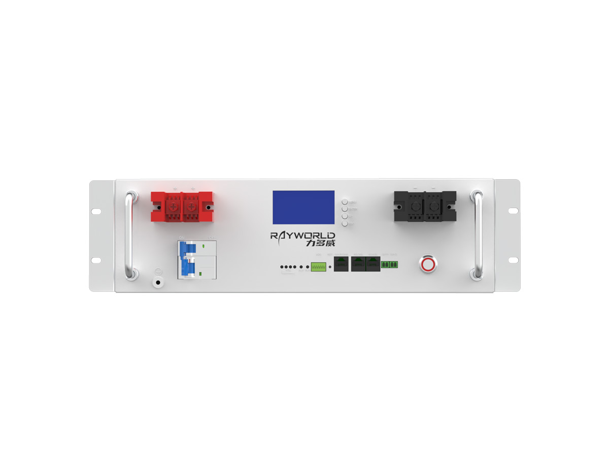 51.2V 100Ah~1600Ah 5kWh~80kWh 19 inch Rack-mounted LiFePO4 Lithium Battery for C&I ESS with RS485 (Rayworld HX51100A, CC511200A, CC511600A)