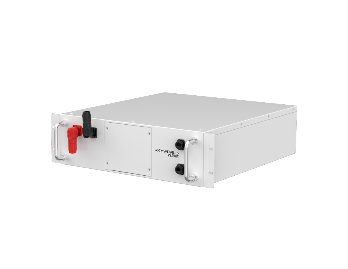 51.2V~800V 100Ah 5kWh~80kWh 19 inch Rack-mounted LiFePO4 Lithium Battery for High Voltage C&I ESS (Rayworld HX51100B, CC614100A, CC819100A)