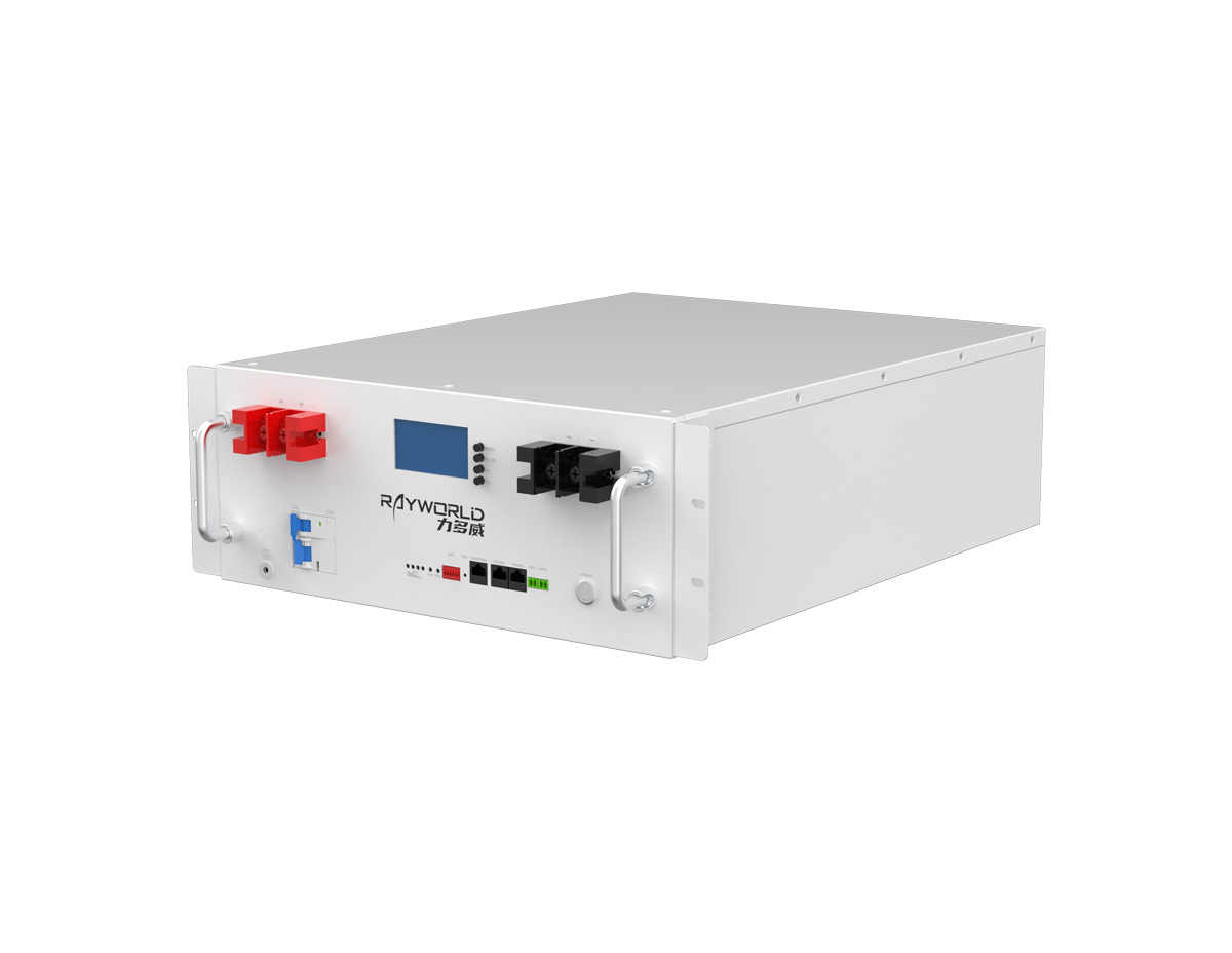 51.2V 150Ah~2100Ah 7kWh~100kWh 7.86kWh 19 inch Rack-mounted LiFePO4 Lithium Battery for C&I ESS with RS485 and CAN (Rayworld HX51150A, CC511200B, CC512100A)