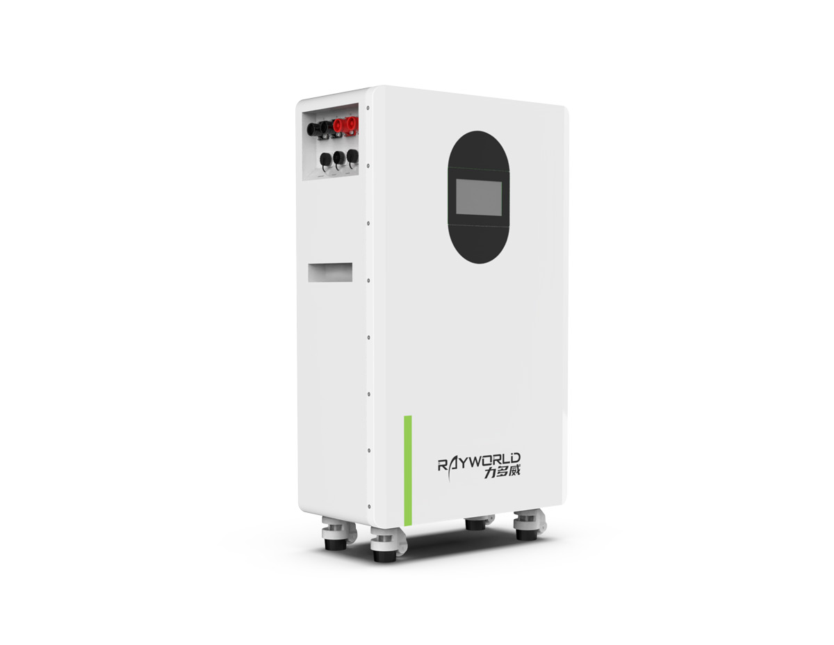 2.5kWh 25.6V 100Ah IP65 Wheeled LiFePO4 Lithium Battery 24V for Home-ESS with RS485 (Rayworld RHM25100A)