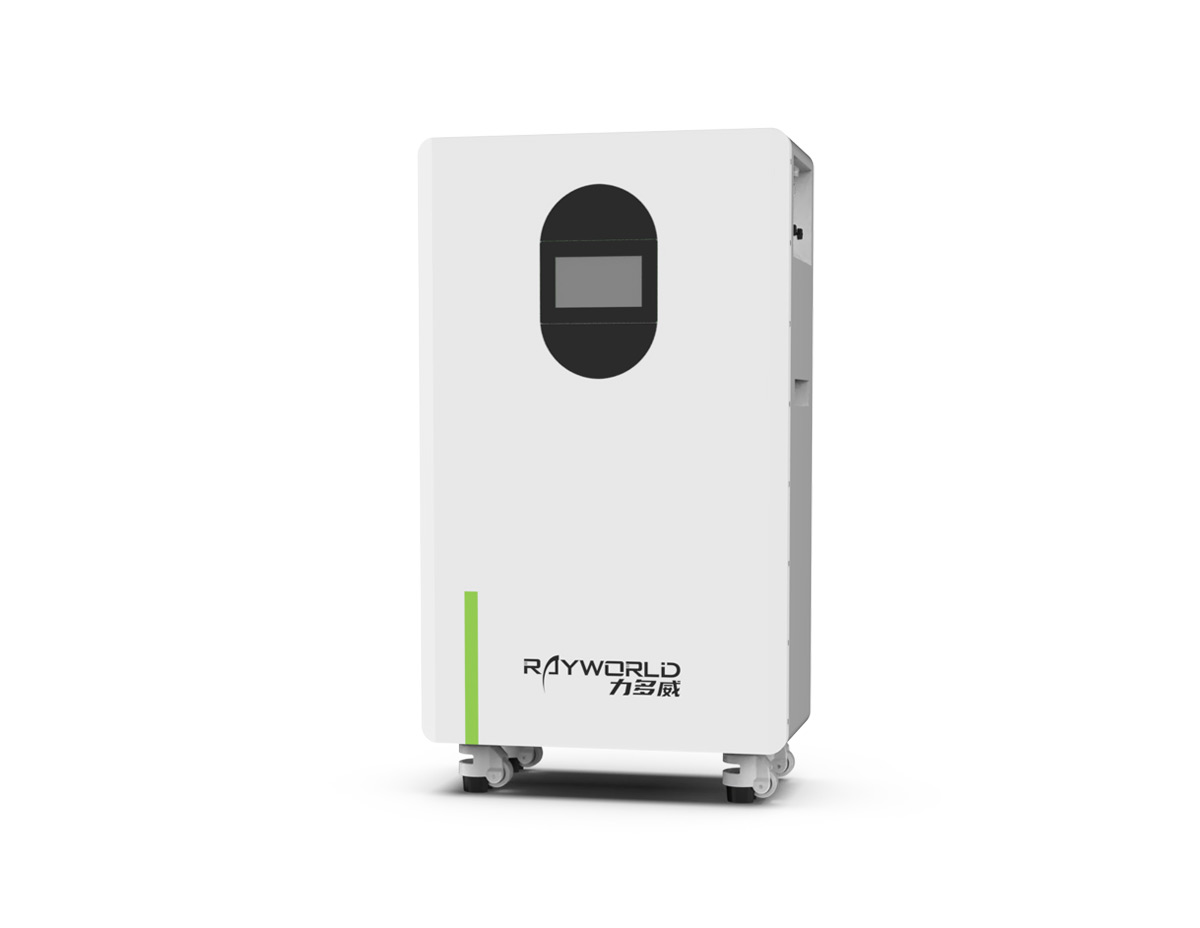 5kWh 25.6V 200Ah IP65 Wheeled LiFePO4 Lithium Battery 24V for Home-ESS with RS485 (Rayworld RHM25200A)
