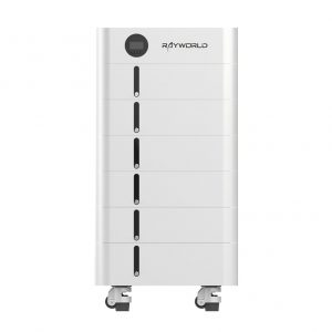 51.2V 10kWh~30kWh 200Ah~600Ah IP65 Stacked LFP All-in-One for Home ESS Built-in 6kW Inverter with RS485 (Rayworld RHS51200A, RHS51400A, RHS51600A)