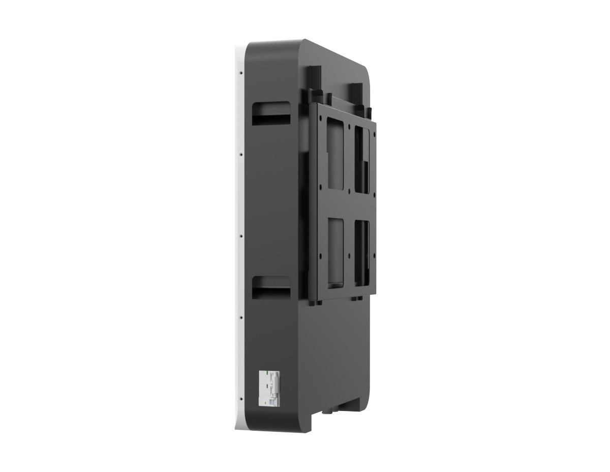 Wall-mounted LiFePO4 Battery 5.12kWh 25.6V 200Ah side (Rayworld RHW25200A)