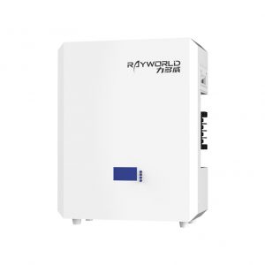 Wall-mounted LiFePO4 Battery 5kWh 51.2V 100Ah with RS485 and CAN-bus (Rayworld RHW51100B)