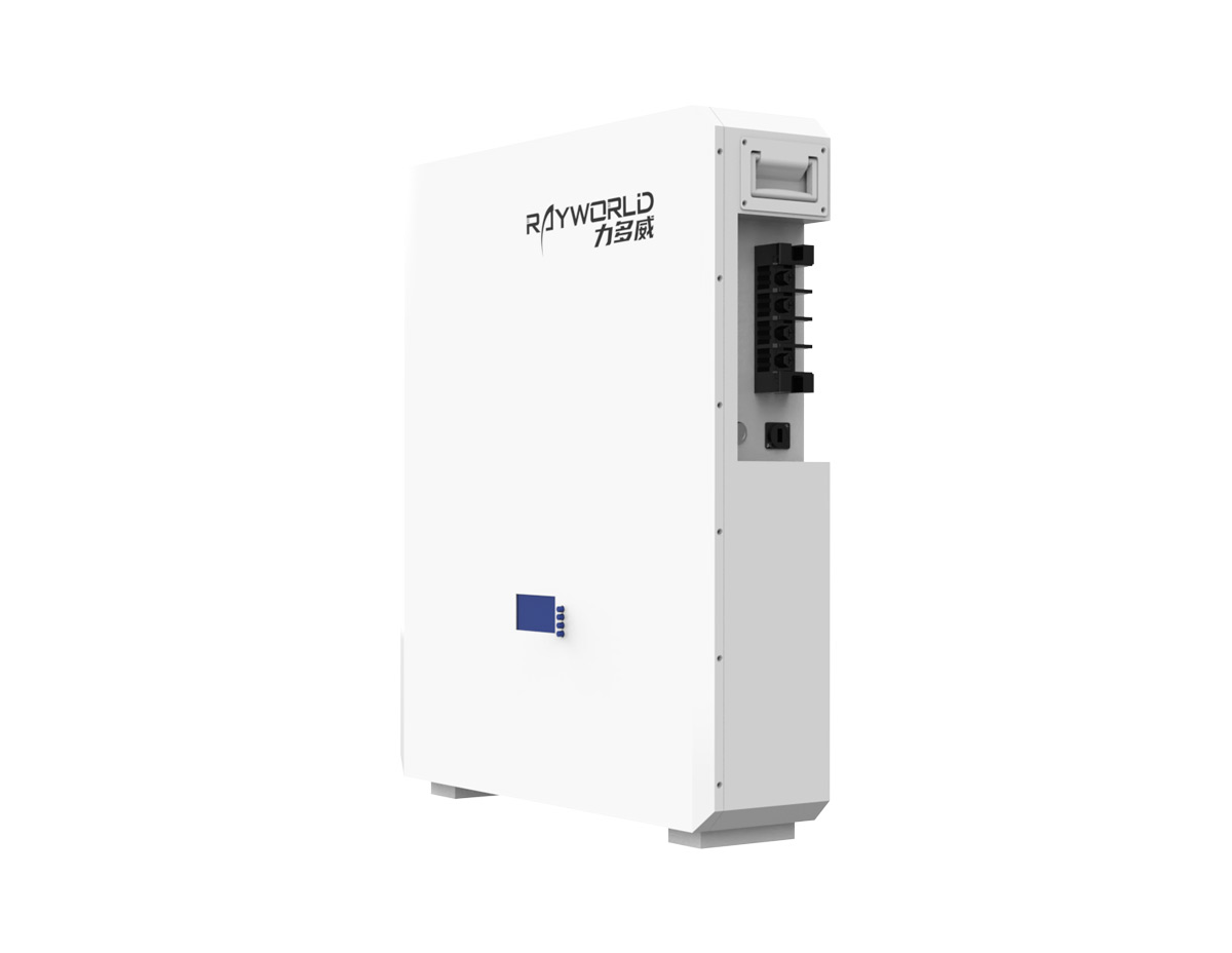 Wall-mounted LiFePO4 Battery 10kWh 51.2V 200Ah with RS485 and CAN-bus (Rayworld RHW51200B)