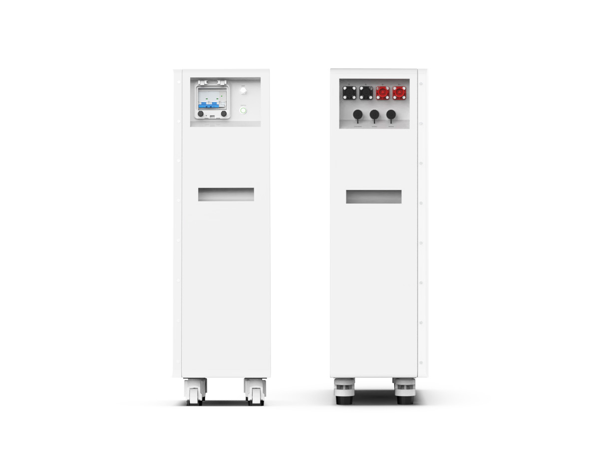 Wheeled HESS LFP Battery Sides